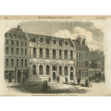 The new façade of the school of fine arts, Paris.