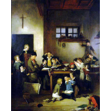 Le maître d'école endormi