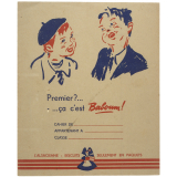Premier?... -...ça c'est Baboum! - L'Alsacienne. Biscuits seulement en paquets