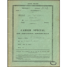 Cahier spécial de devoirs mensuels / Ecole de Serqueux.