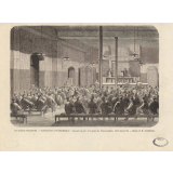 Un cours du soir à la mairie du Prince Eugène. Association polytechnique. Les écoles publiques.