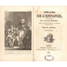Théâtre de l'enfance. Première partie. Tome premier.