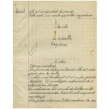 Cahier de rédactions. L'école et la guerre 1914-1917