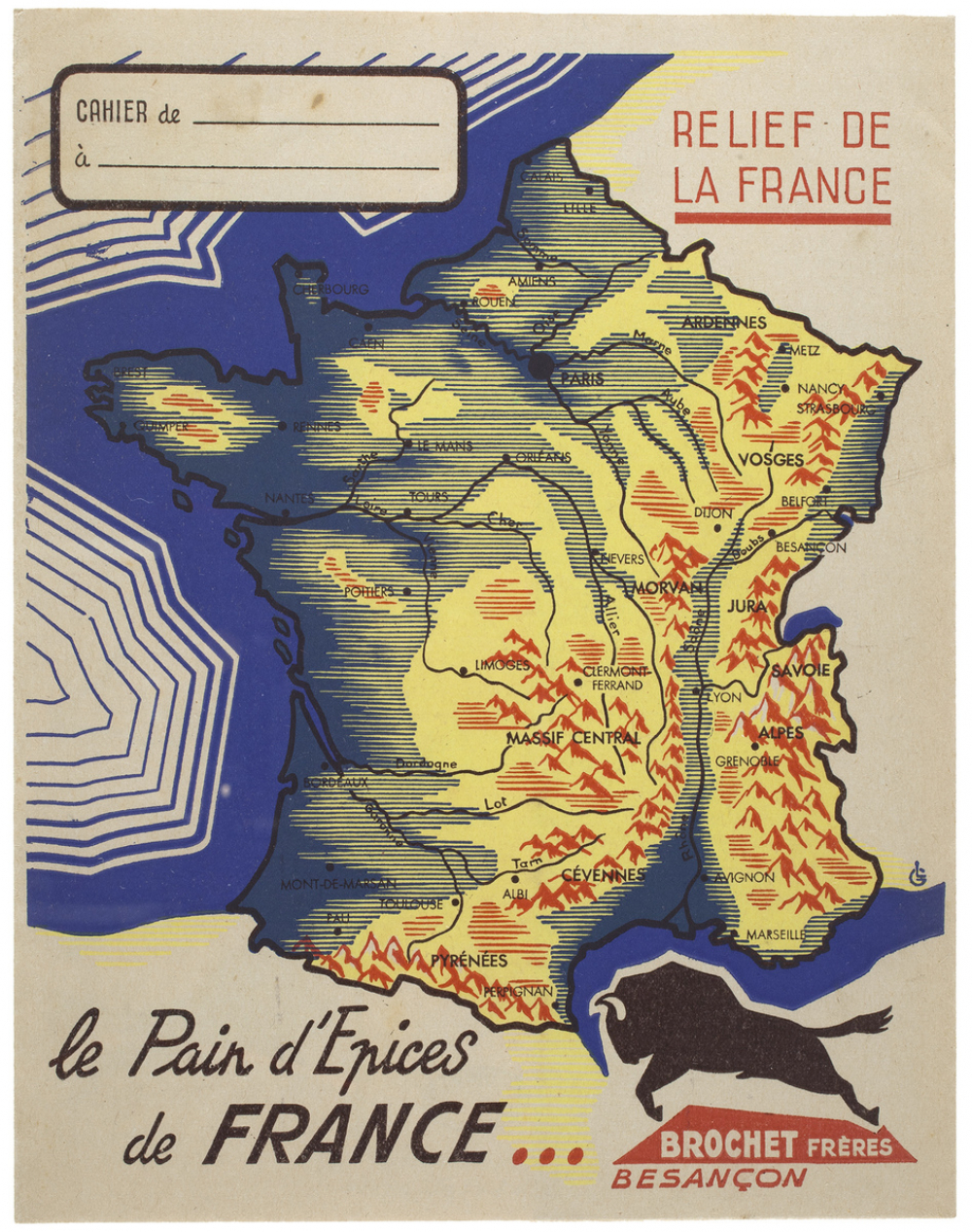 Le Pain d'épices de France. Brochet frères Besançon
