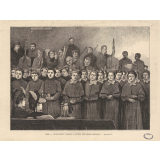 Enseignement musical à l'école des jeunes aveugles. Paris.