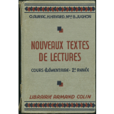 Nouveaux textes de lectures : cours élémentaire : 2e année