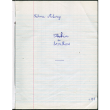 Cahier de brouillon