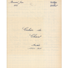 Cahier de chant