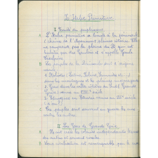 Cahier d'Histoire