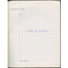 Cahier de musique