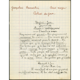 Cahier du jour