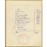 Cahier journalier