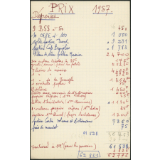 La Madeleine-de-Nonancourt - Prix 1957 - Dépenses