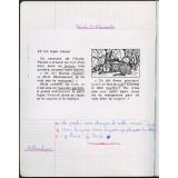 Cahier journalier
