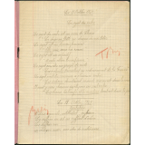 Cahier journalier