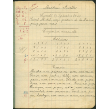 Cahier journalier