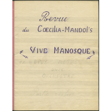 Revue de Coecilia - Mandol's: vive Manosque