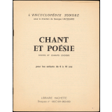 Chant et poésie  : textes et chants choisis pour les enfants de 6 à 10 ans