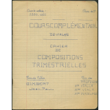 Cahier de compositions trimestrielles