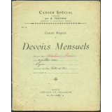 Cahier spécial - Devoirs mensuels - Cours moyen