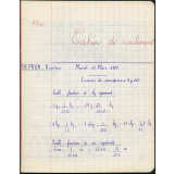 Cahier de roulement