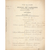 Cahier journalier