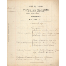 Cahier journalier