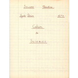 Cahier de sciences