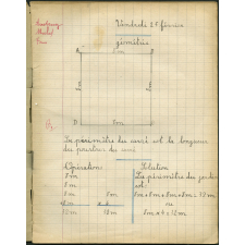 Cahier journalier