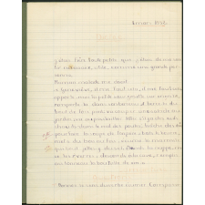 Cahier journalier