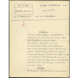 Mathématiques - Lycée Corneille, Rouen, classe de 3ième A