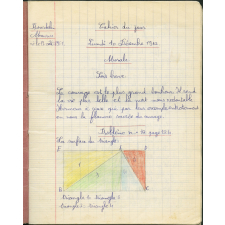 Cahier du jour