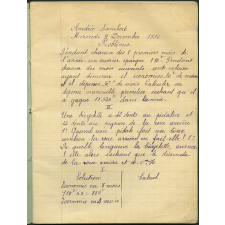 Cahier journalier