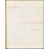 Cahier de leçon de choses