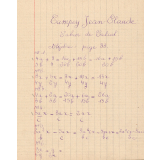 Cahier de calcul
