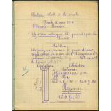 Cahier journalier