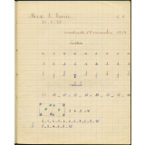 Cahier journalier