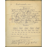 Cahier journalier
