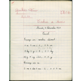 Cahier de devoirs