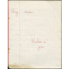 Cahier de reoulement / Cahier du jour