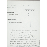 Collège de Damville. Stage de 3e. Évaluation de stage