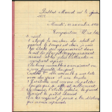 Cahier de compositions françaises