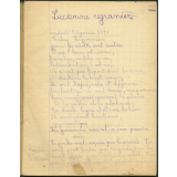 Cahier journalier