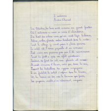 Cahier de récitations