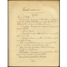 Cahier journalier