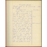 Cahier journalier