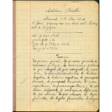 Cahier journalier