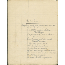 Cahier de chansons
