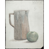 carafe et pomme