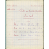 Cahier de devoirs mensuels
